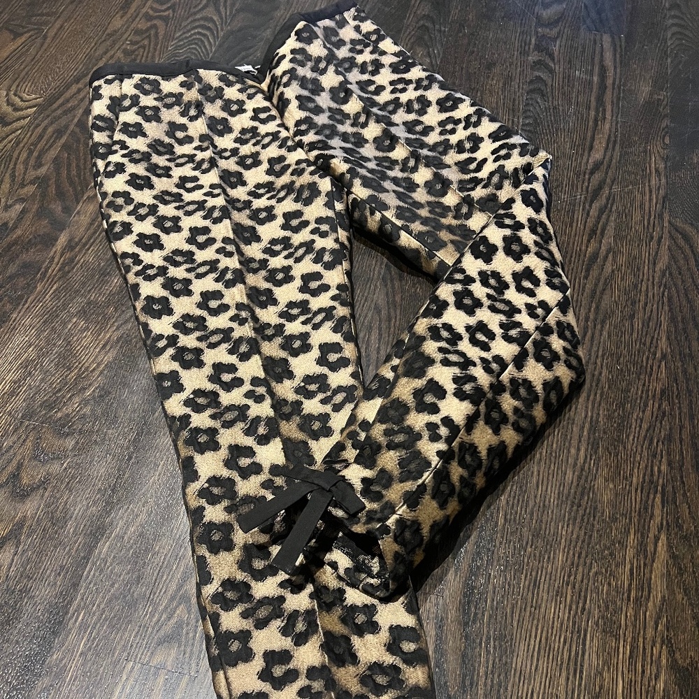 RED by Valentino Leopard flower pant